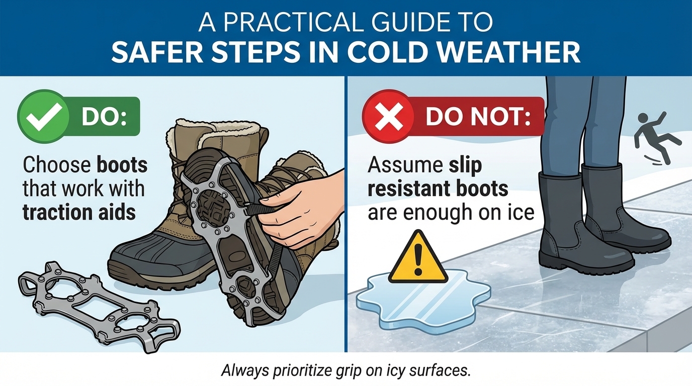A practical guide to safer steps in cold weather
