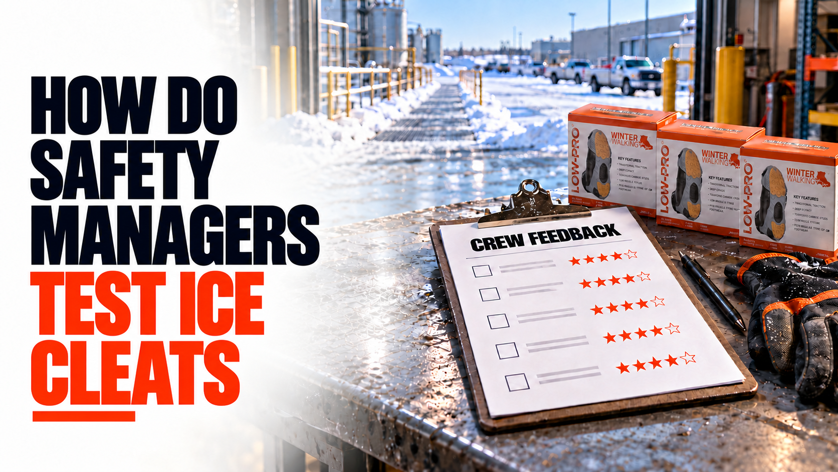 How Do Safety Managers Test Ice Cleats Before Buying