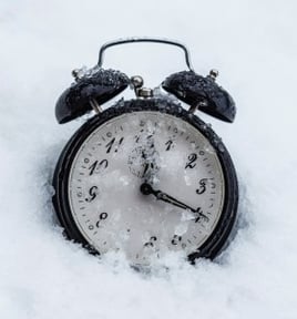 Frozen clock