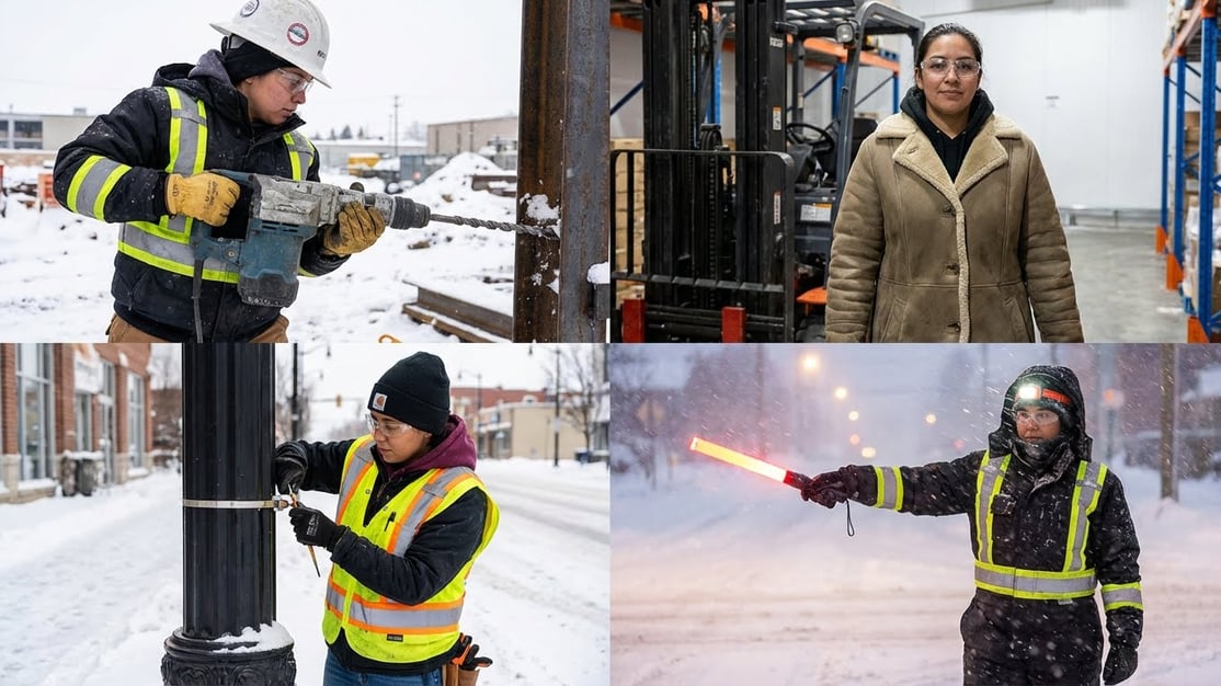Winter Safety for Women in Industrial and Outdoor Jobs